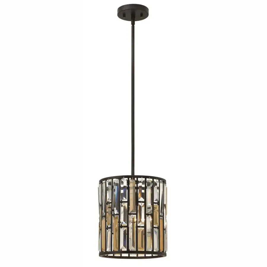 Gemma Small Convertible Pendant in Vintage Bronze - Image 1