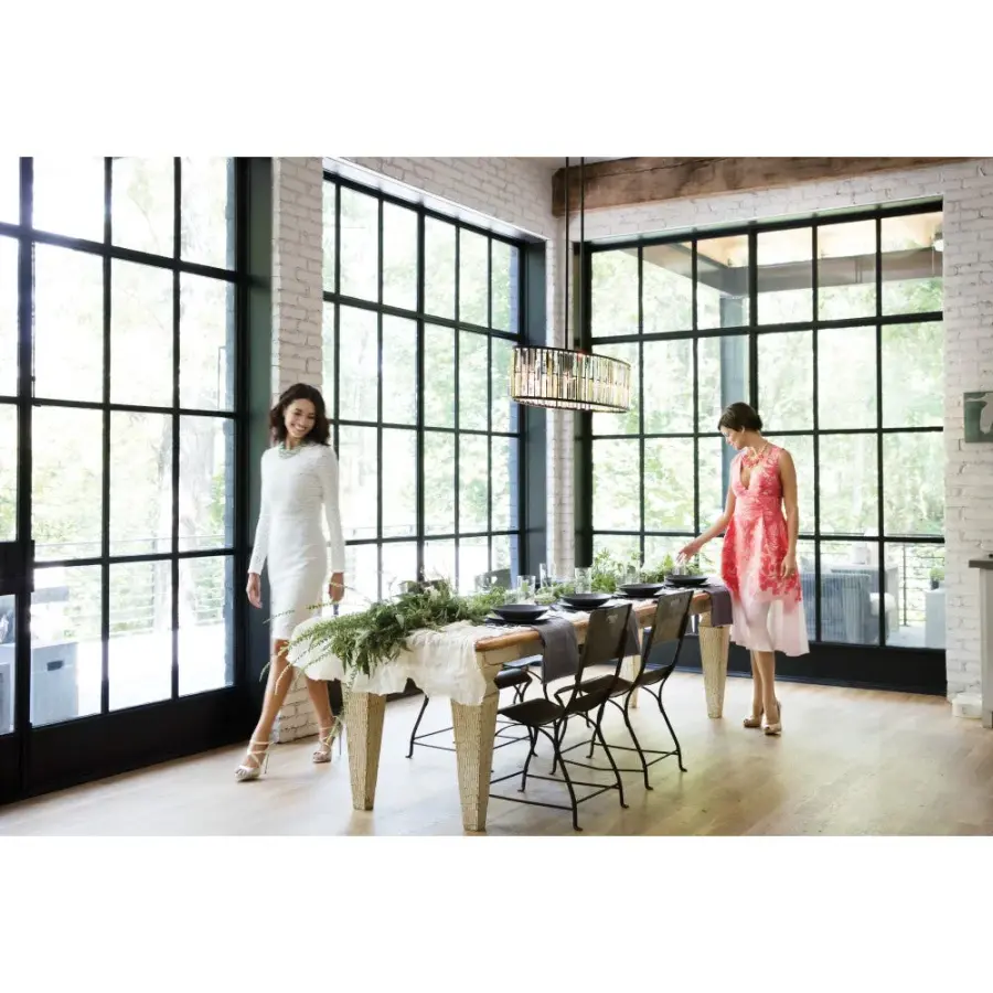 Gemma Medium Six Light Linear Chandelier - Image 8