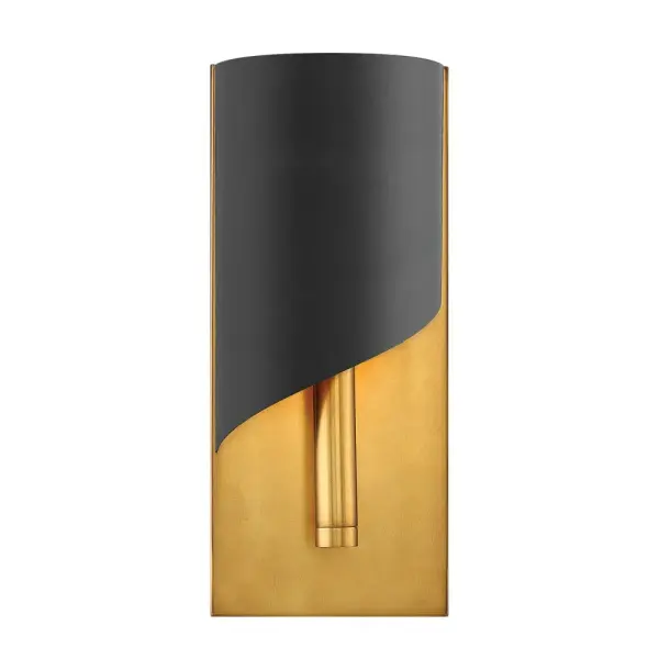 GIGI Medium Single Light Sconce in Heritage Brass - Image 1