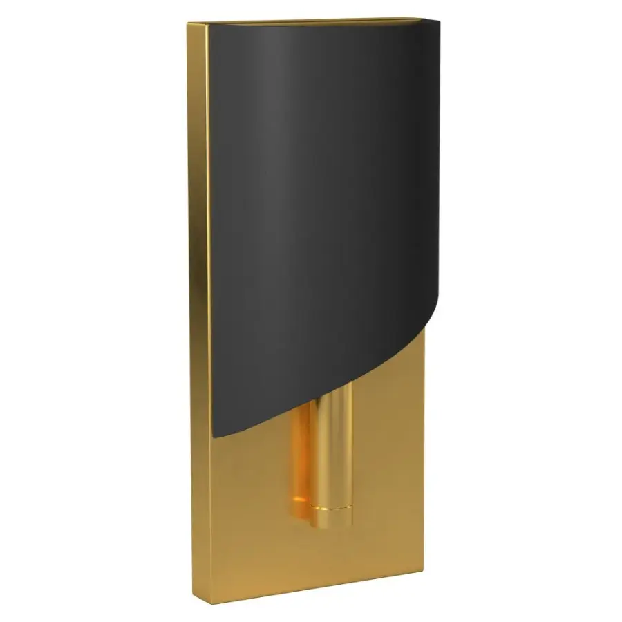 GIGI Medium Single Light Sconce in Heritage Brass - Image 3