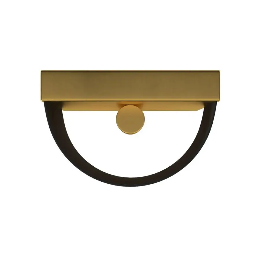 GIGI Medium Single Light Sconce in Heritage Brass - Image 5