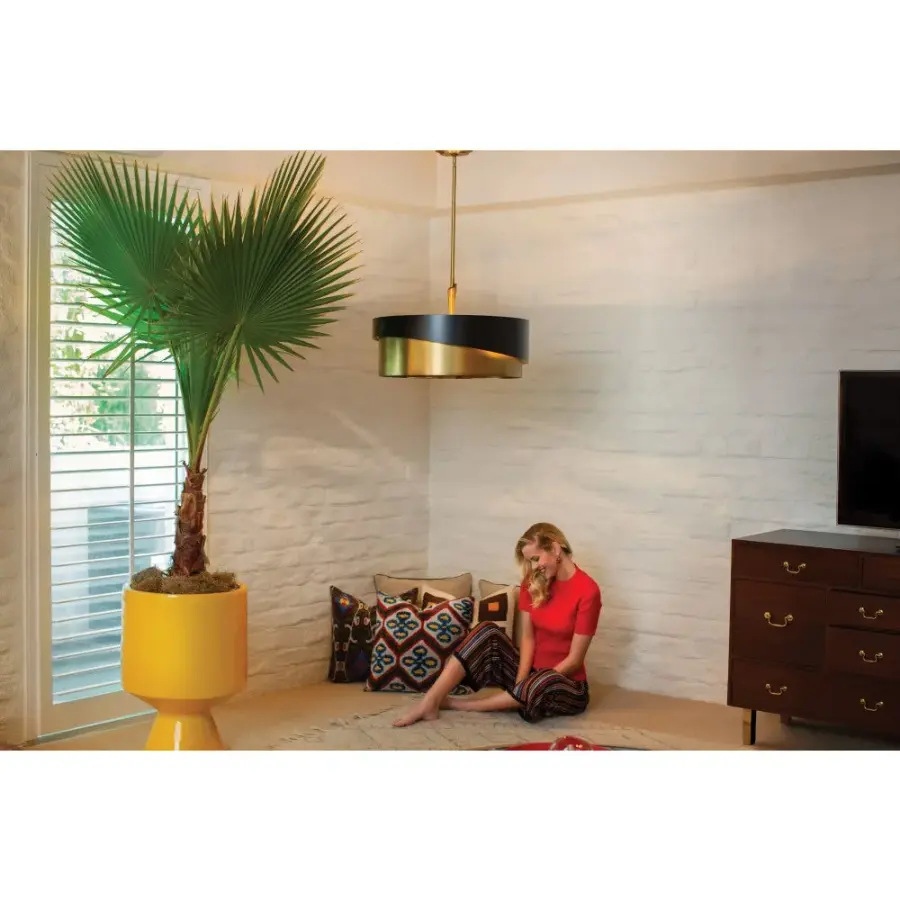 GIGI Medium Convertible Drum Chandelier - Image 6