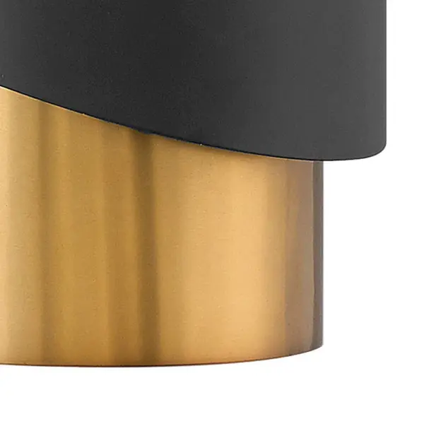 GIGI Small Pendant in Heritage Brass with Black Accents - Image 4