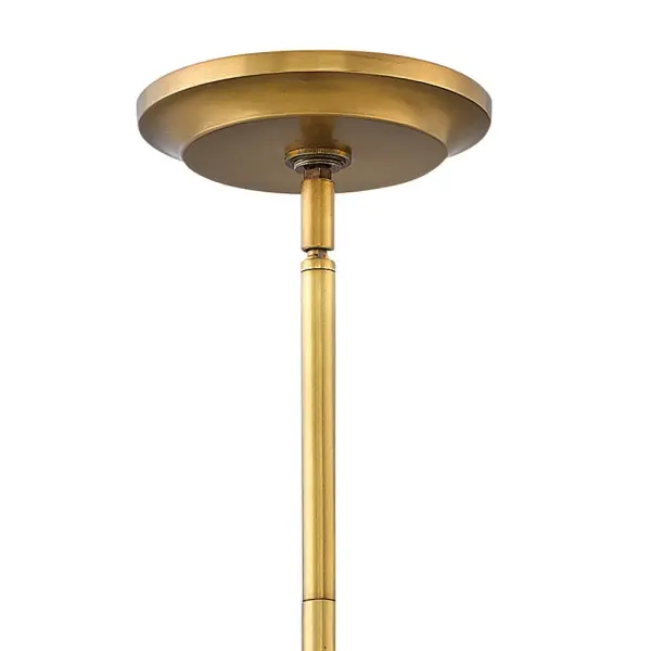 GIGI Small Pendant in Heritage Brass with Black Accents - Image 5
