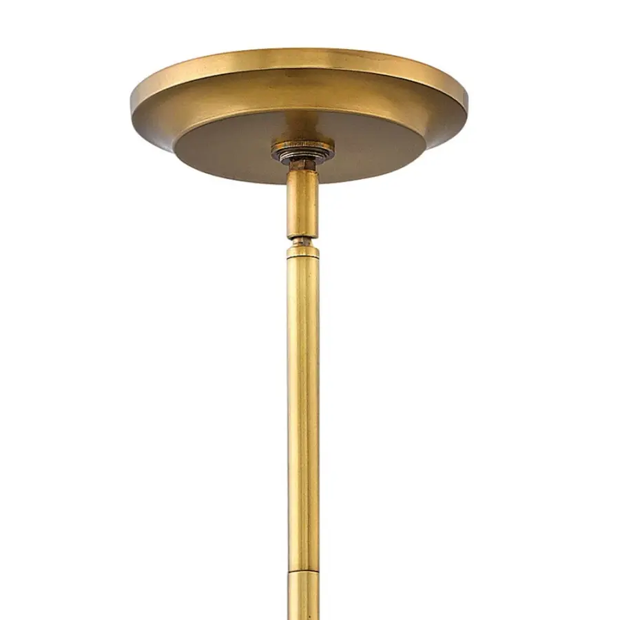 GIGI Small Pendant in Heritage Brass with Black Accents - Image 5