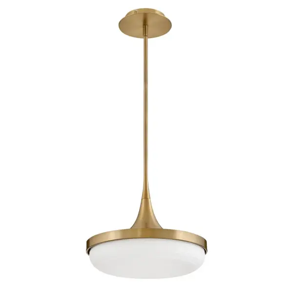 Elsa Medium LED Convertible Pendant in Lacquered Brass - Image 7