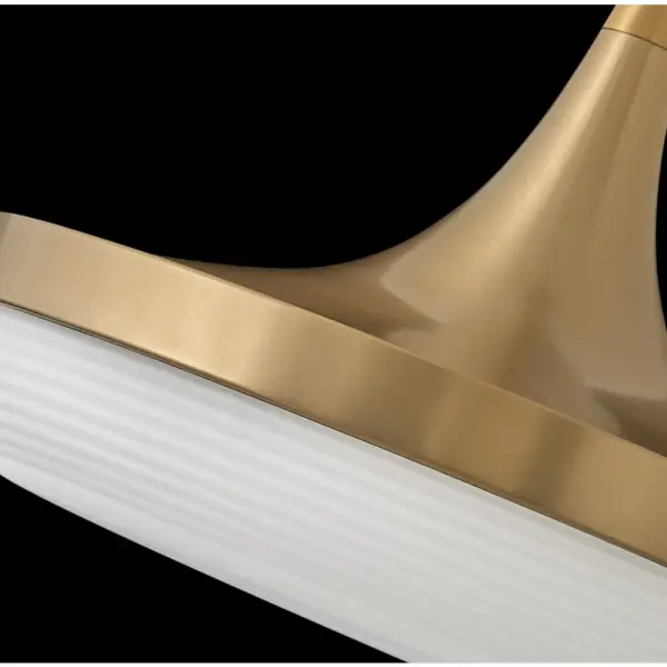 Elsa Medium LED Convertible Pendant in Lacquered Brass - Image 9
