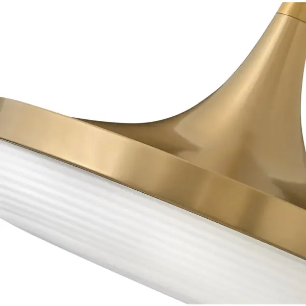 Elsa Medium LED Convertible Pendant in Lacquered Brass - Image 10