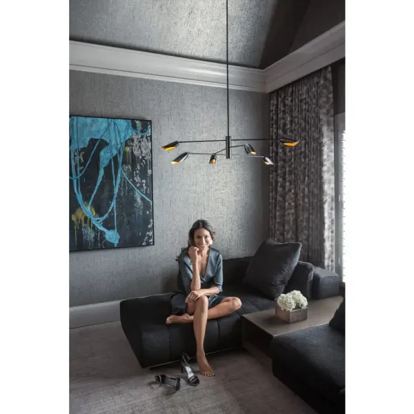 Bowery Large Adjustable Multi Tier Chandelier - Image 6