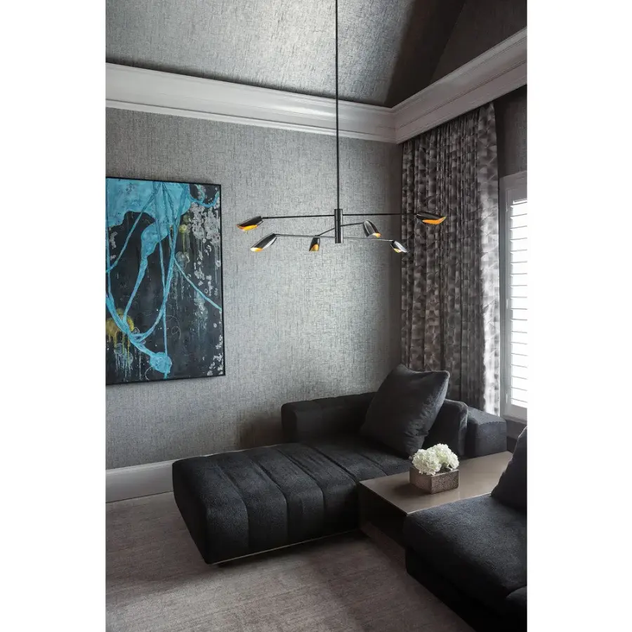Bowery Large Adjustable Multi Tier Chandelier - Image 7