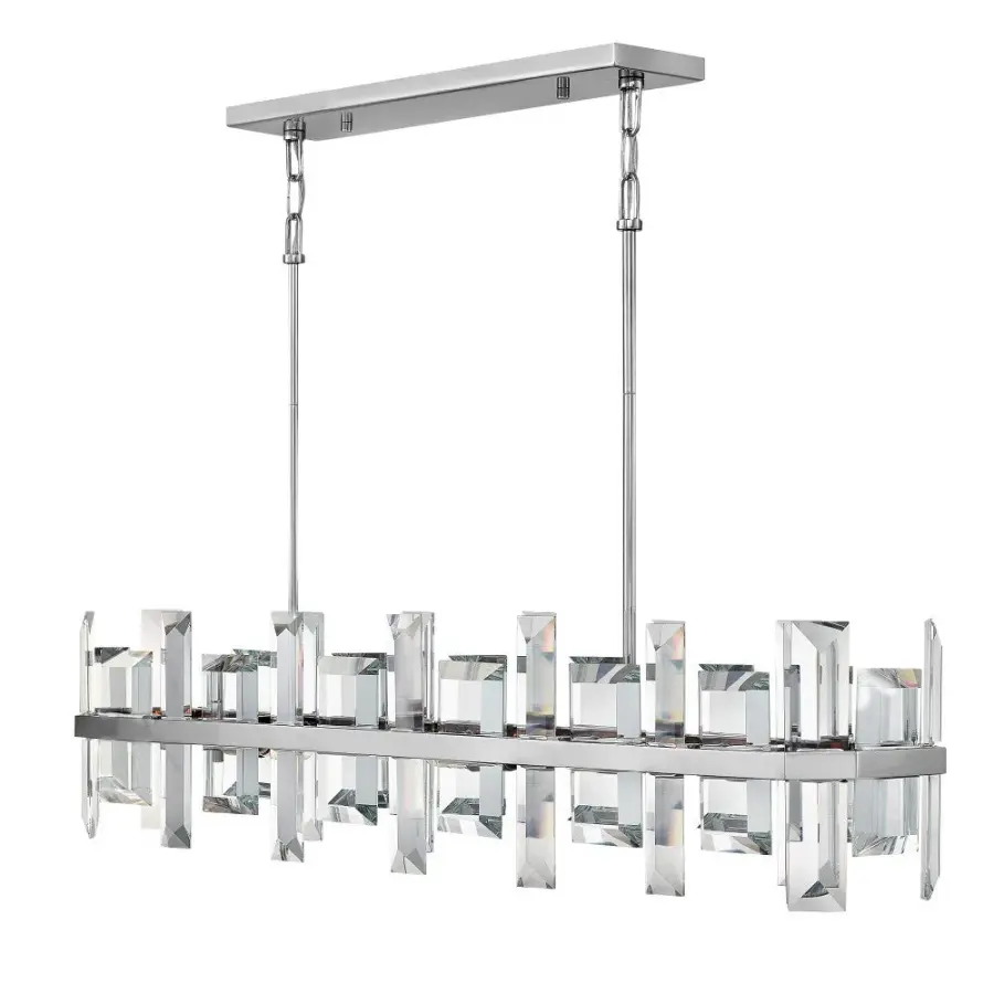 Odette Medium Eight Light Linear Chandelier - Image 1