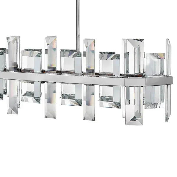 Odette Medium Eight Light Linear Chandelier - Image 3