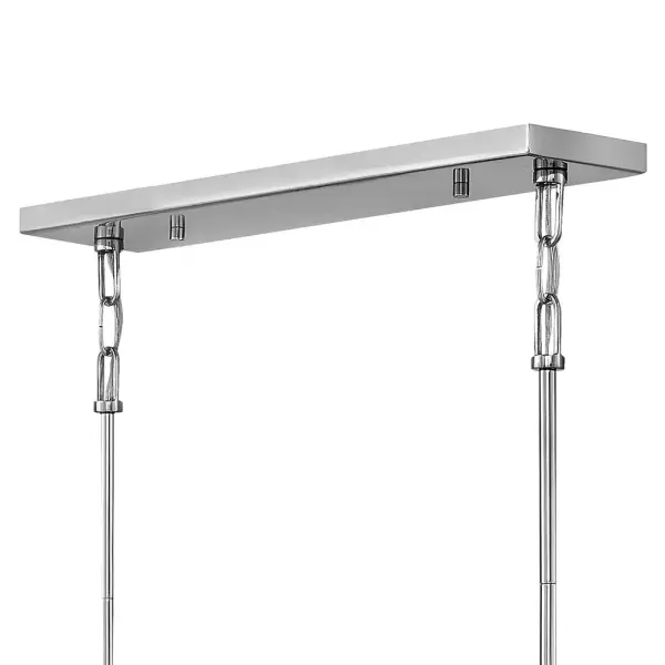 Odette Medium Eight Light Linear Chandelier - Image 5
