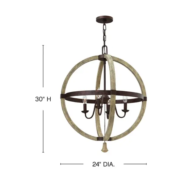 Middlefield Medium Orb Chandelier - Image 2