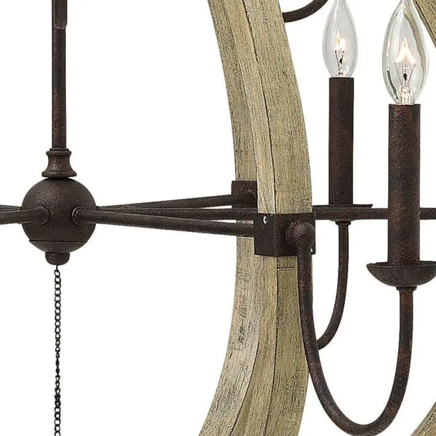 Middlefield Large Open Frame Two Tier Chandelier - Image 4
