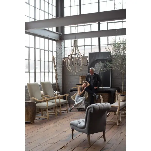 Middlefield Large Open Frame Two Tier Chandelier - Image 6