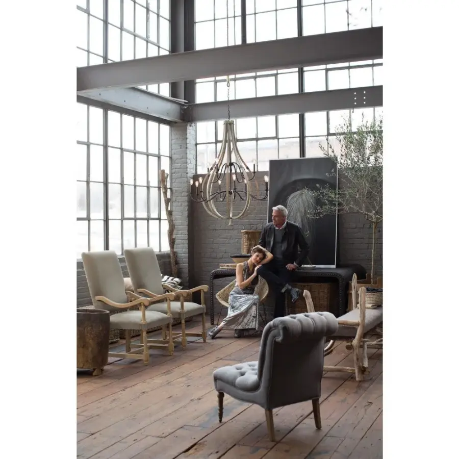 Middlefield Large Open Frame Two Tier Chandelier - Image 6