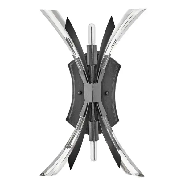 Vida Two Light Wall Sconce in Brushed Graphite - Image 4