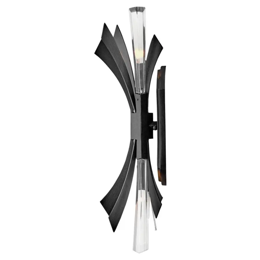 Vida Two Light Wall Sconce in Brushed Graphite - Image 5
