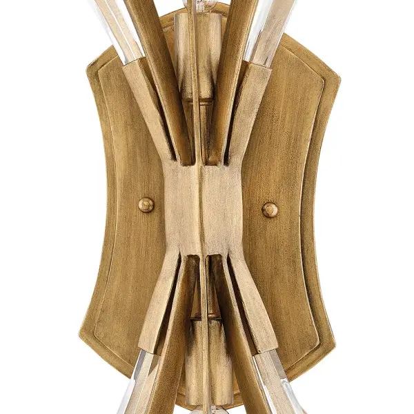 Vida Two Light Wall Sconce in Burnished Gold - Image 4