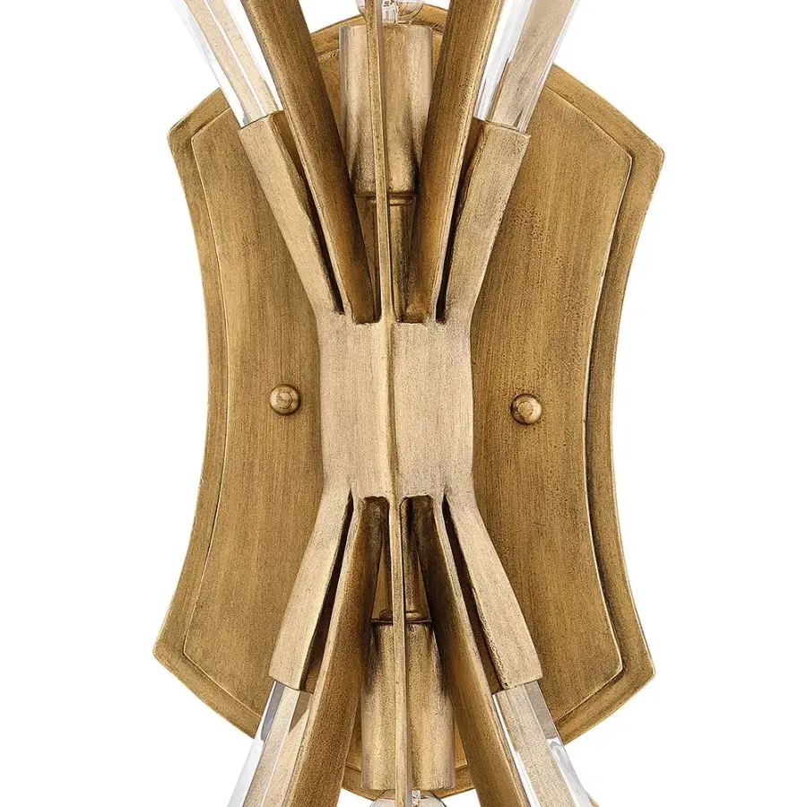 Vida Two Light Wall Sconce in Burnished Gold - Image 4