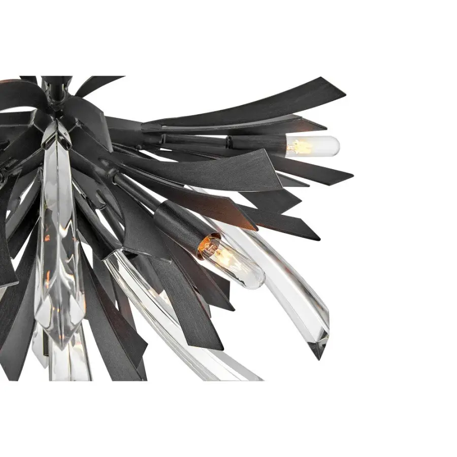 Dramatic Contemporary Statement Piece with Crystal Flourishes - Image 6