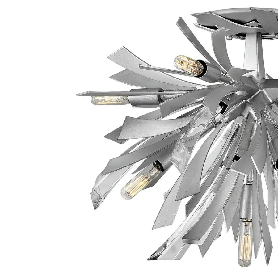 Dramatic Crystal Statement Piece with Contemporary Flair - Image 3