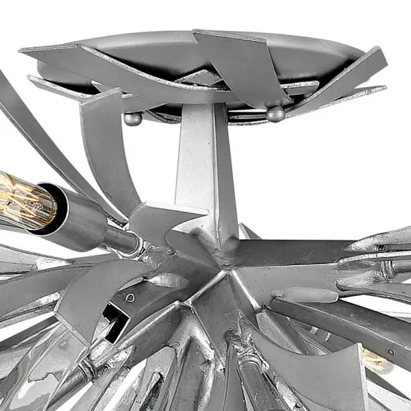 Dramatic Crystal Statement Piece with Contemporary Flair - Image 4