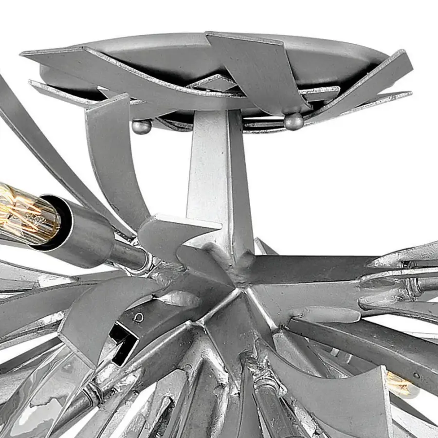 Dramatic Crystal Statement Piece with Contemporary Flair - Image 4