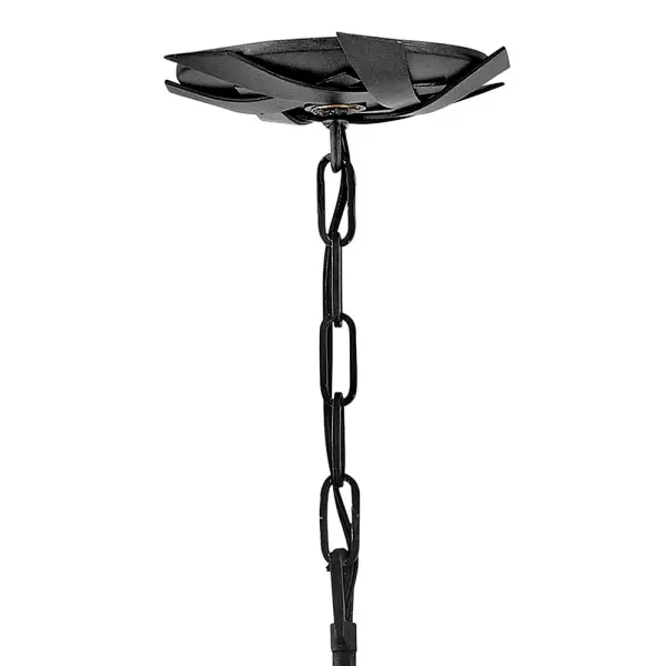 Vida Small Orb Chandelier in Brushed Graphite - Image 9