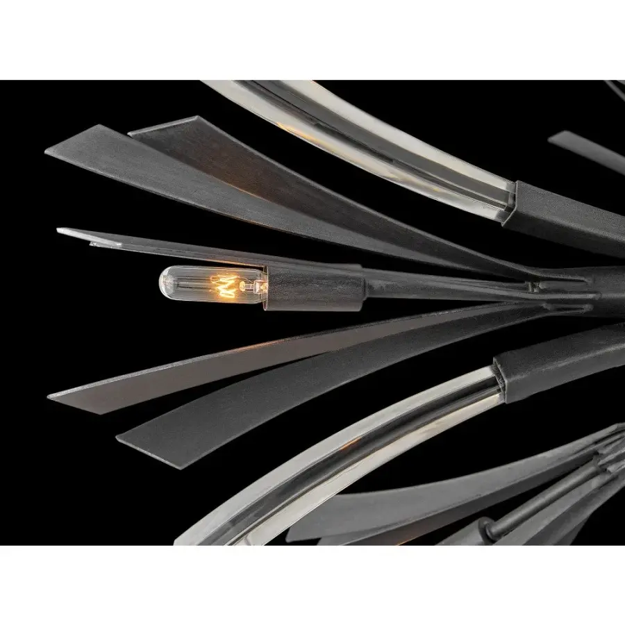 Vida Small Orb Chandelier in Brushed Graphite - Image 6