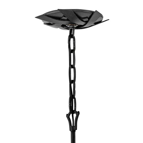 Vida Small Orb Chandelier in Brushed Graphite - Image 7