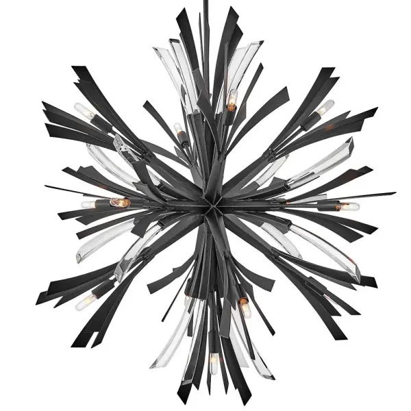 Vida Small Orb Chandelier in Brushed Graphite - Image 8