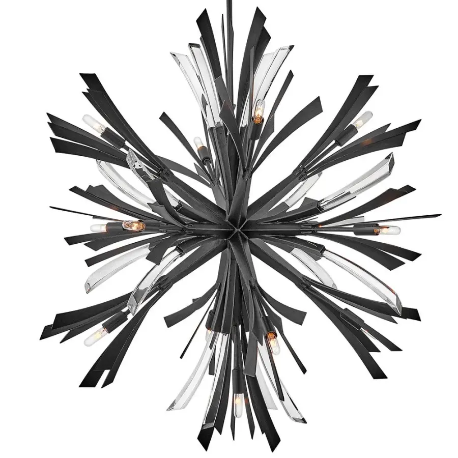 Vida Small Orb Chandelier in Brushed Graphite - Image 8
