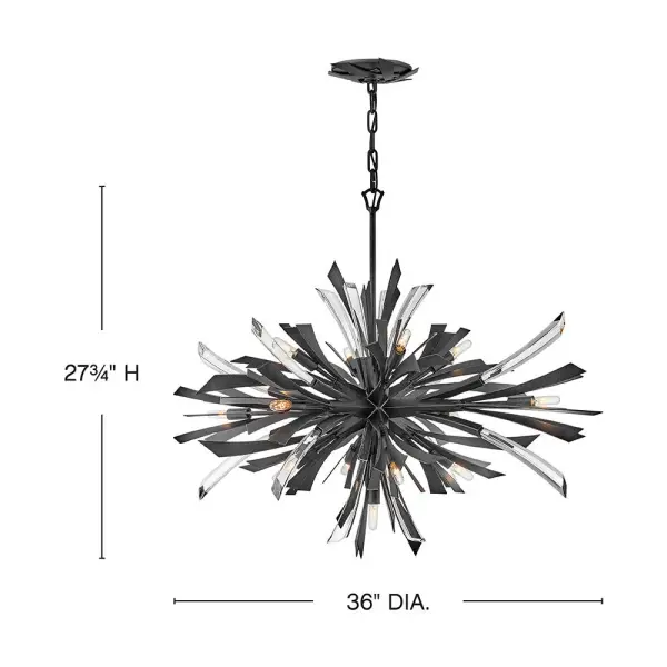 Vida Large Single Tier Chandelier - Image 2