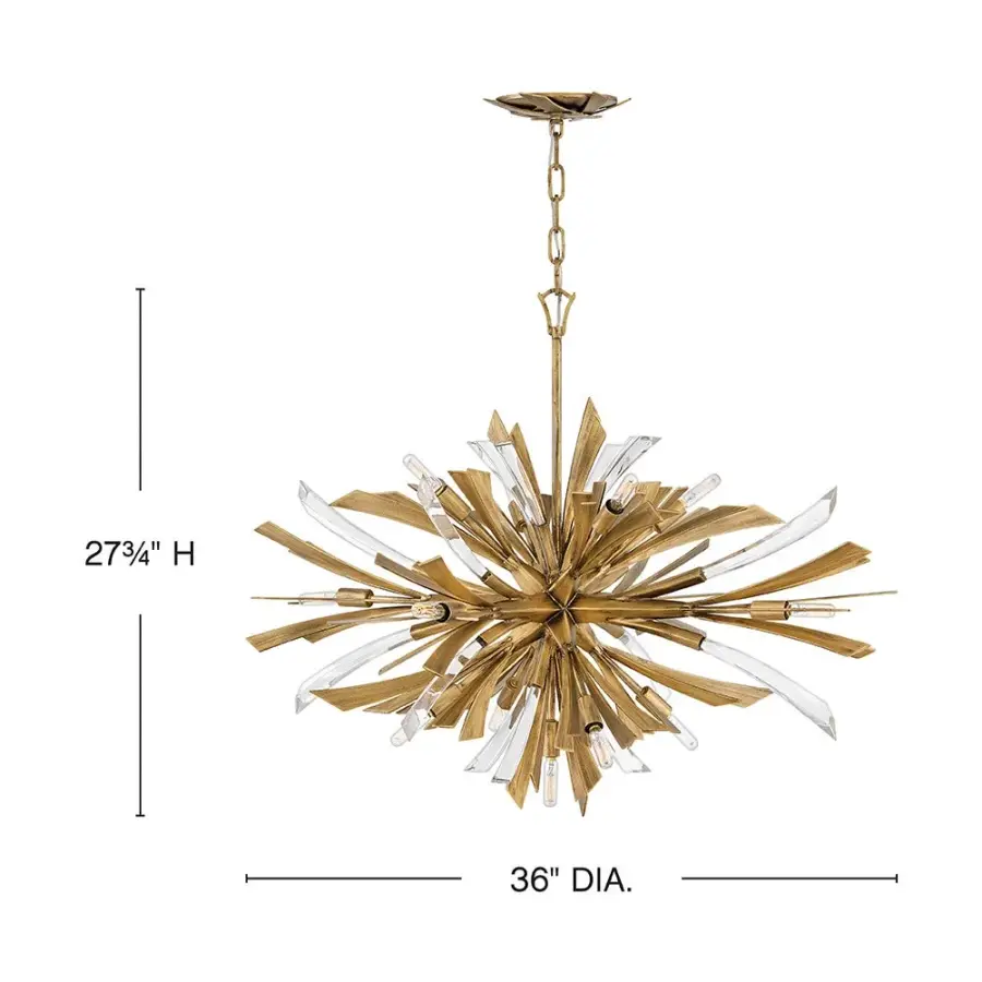 Vida Large Single Tier Chandelier - Image 2