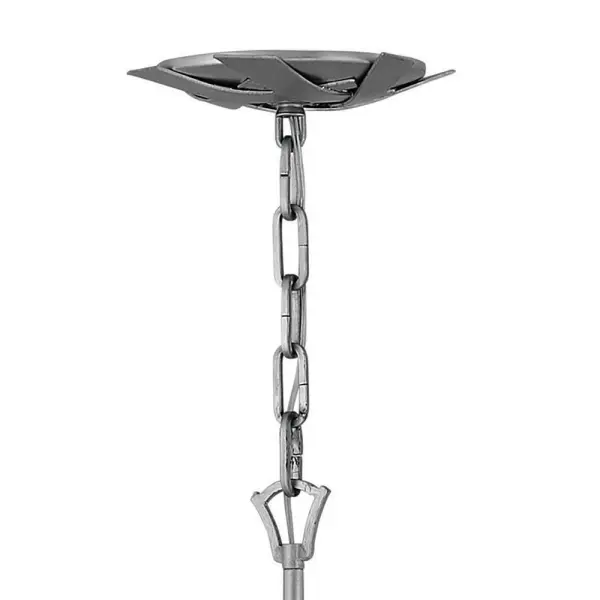 Vida Large Single Tier Chandelier in Glacial - Image 4