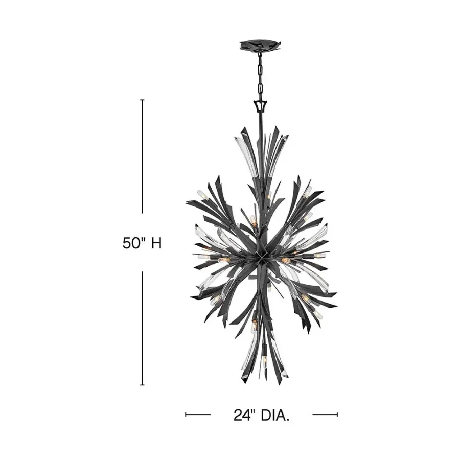 Vida Medium Orb Chandelier - Image 2