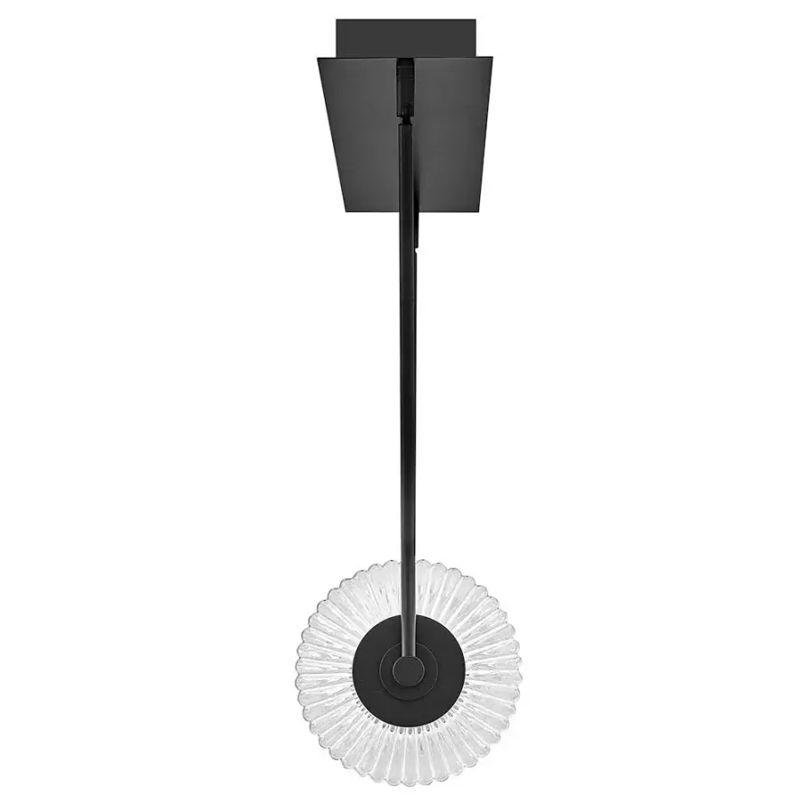 Reign 5-Light LED Linear Chandelier in Black - Image 6