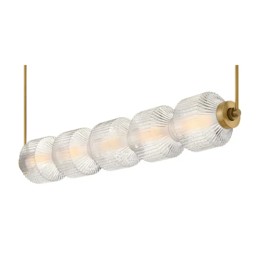 Reign Medium Five Light LED Linear Chandelier - Image 4