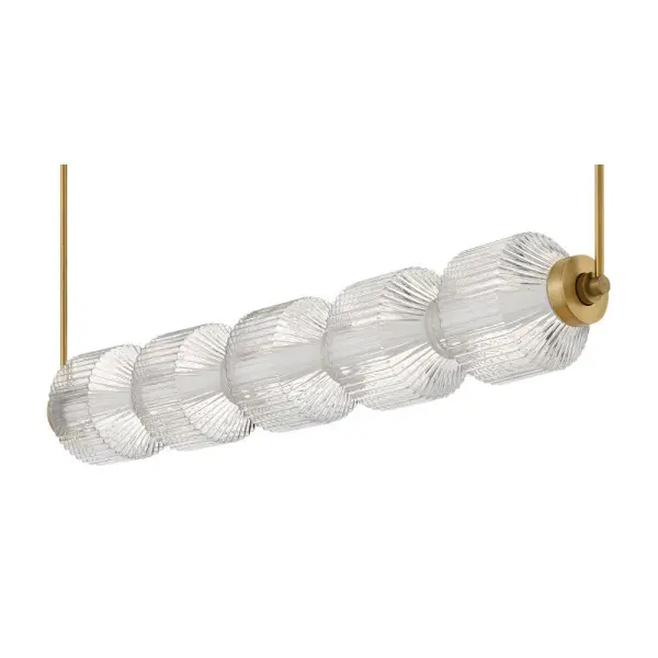 Reign Medium Five Light LED Linear Chandelier - Image 5
