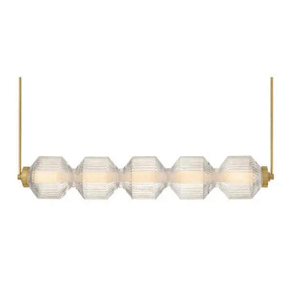 Reign Medium Five Light LED Linear Chandelier - Image 6