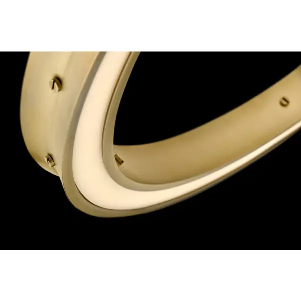 Althea Medium Chandelier in Lacquered Brass - Image 6