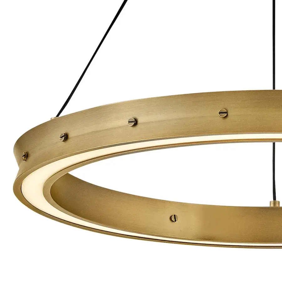 Althea Medium Chandelier in Lacquered Brass - Image 8