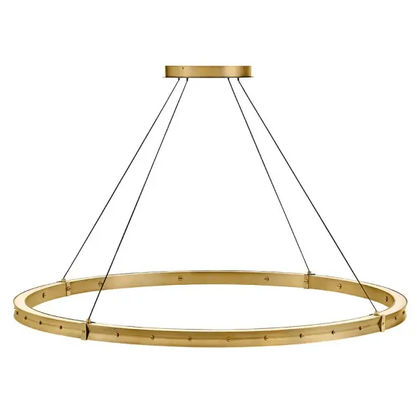 Althea Extra Large Chandelier in Lacquered Brass - Image 3