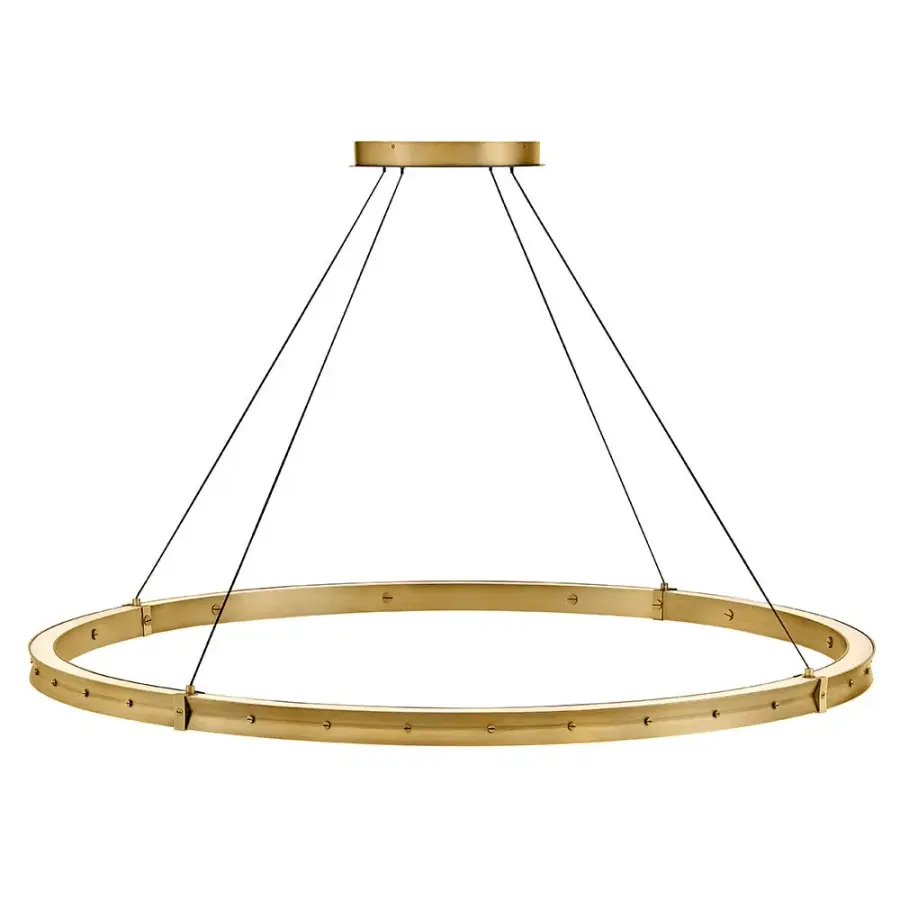 Althea Extra Large Chandelier in Lacquered Brass - Image 3