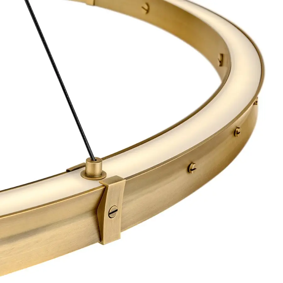 Althea Extra Large Chandelier in Lacquered Brass - Image 4