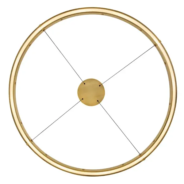 Althea Extra Large Chandelier in Lacquered Brass - Image 5