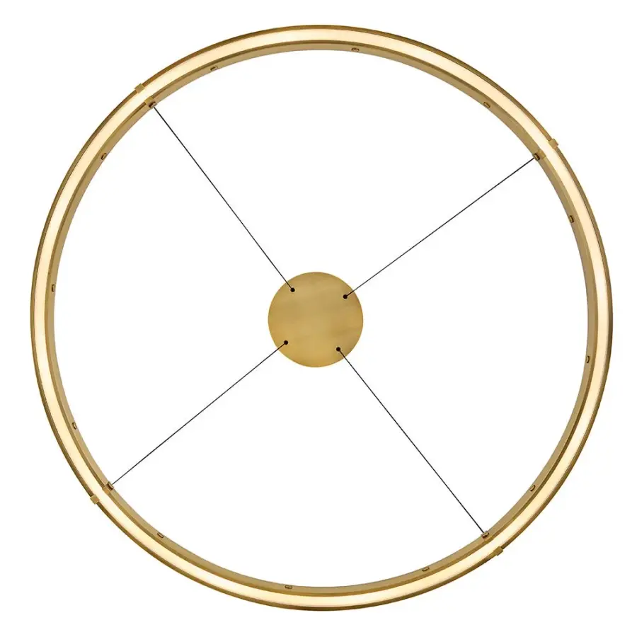 Althea Extra Large Chandelier in Lacquered Brass - Image 5
