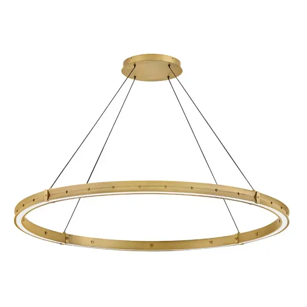 Althea Extra Large Chandelier in Lacquered Brass - Image 6